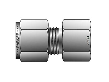 A-LOK Inch Tube BSPP Gauge Connector - FSC GC